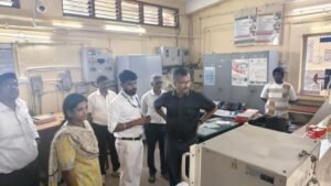 DRM inspects Shivamogga-Talaguppa railway section